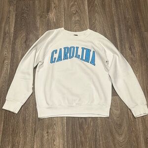 Screen Stars University of North Carolina vintage white crewneck